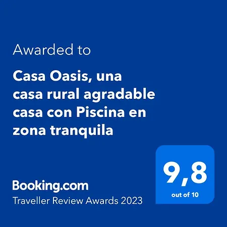 Сasa de vacaciones Casa Oasis, Agradable Casa Con Piscina En Zona Tranquila *